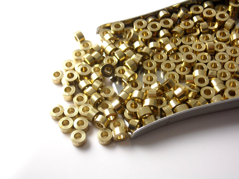 Solid Brass Beads or 1/4 brass beads or 5/16 brass beads