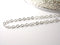 Silver Plated Cable Chain, Flatten Links, 2.5mm x 2mm, full spool 45 feet