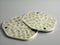 Antiqued Silver Plated Textured Discs - 34mm - 2 pcs - Pim's Jewelry Supplies