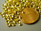 Mini Bead Caps - 14k Gold Plated - 3mm - 50 pcs - Pim's Jewelry Supplies