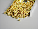 Spacers - 14k Gold Plated - Round Tube - 2.5mm - 20 pcs - Pim's Jewelry Supplies