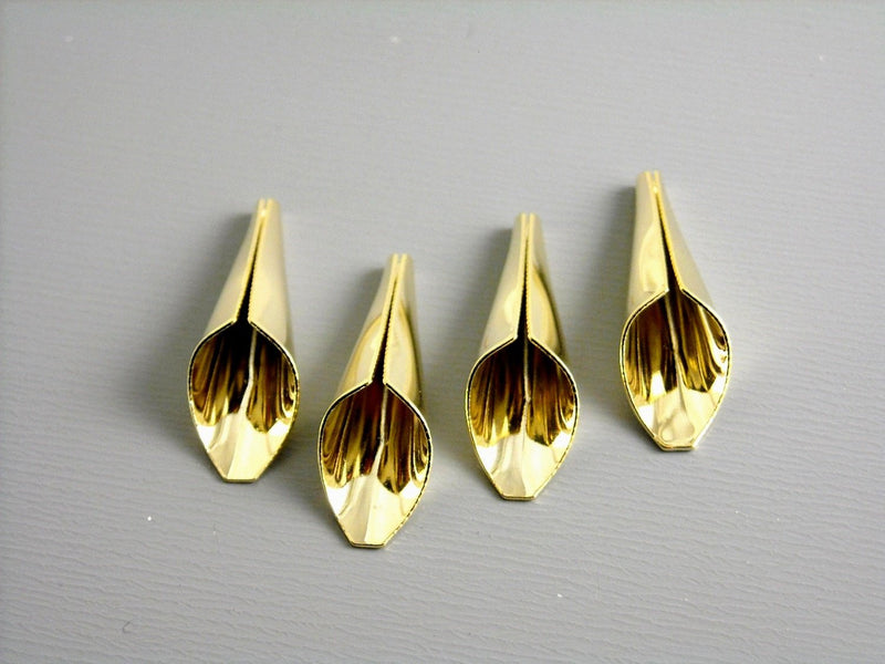 Charm - Gold Plated - 14k Gold Calla Lily - 21.5mm - 2 pcs - Pim's Jewelry Supplies