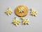 Charm - 14k Gold Plated - North Star - 14mm - 1 Charm - Pim's Jewelry Supplies