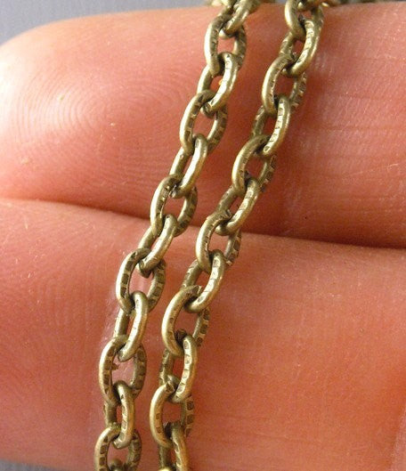 10-Feet 4mm x 3mm Antique Bronze Chain - Pim's Jewelry Supplies