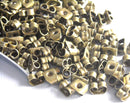 Antique Bronze Earnuts (5.5mm x 4mm) - 20 pcs - Pim's Jewelry Supplies