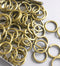 100 of 8mm Antique Bronze Open Jump Rings - Pim's Jewelry Supplies