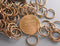 50 of 10mm Antique Copper Open Jump Rings - Pim's Jewelry Supplies