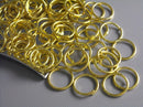 Gold Plated Open Jump Rings, 10mm - 50 pcs - Pim's Jewelry Supplies