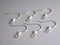 50 pcs of 15mm Silver Plated Earwire with Coil - Pim's Jewelry Supplies