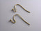 50 pcs of 22mm Antique Bronze Earwire with Ball Tip - Pim's Jewelry Supplies