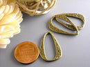 Links - Antique Bronze - Textured - 6 pcs - Pim's Jewelry Supplies