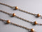 10-Feet of Antique Copper Brass Chain with Brass Ball Bead, 2mm x 2mm - Pim's Jewelry Supplies