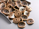 Antique Copper Potato Chip Spacers - 20 pcs - Pim's Jewelry Supplies
