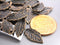 Antique Copper Mini Leaf Charms - 20 pcs - Pim's Jewelry Supplies