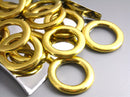 10 pcs Gold Plated 14.5mm Donut Links - Pim's Jewelry Supplies
