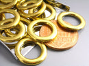 10 pcs Gold Plated 14.5mm Donut Links - Pim's Jewelry Supplies