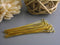 50 Gold Plated Eyepins, 21 gauge, 50mm (2 inches) - Pim's Jewelry Supplies