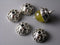 Silver Plated Dome Bead Caps (10mm) - 20 pcs - Pim's Jewelry Supplies