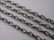 10-Feet 4mm x 3mm Textured Gunmetal Plated Chain - Pim's Jewelry Supplies