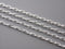 10-Feet of Silver Plated Cable Chain, 4x2mm - Pim's Jewelry Supplies
