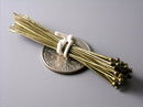 Brass Ball-Tip Pins - Antique Bronze Plating - 24 gauge - 1.75 inches - 100 pins - Pim's Jewelry Supplies