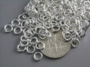 50 of 5mm Silver Plated Open Jump Rings - Pim's Jewelry Supplies