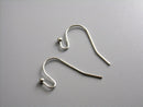 50 pcs of 22mm Antique Silver Earwire with Ball Tip - Pim's Jewelry Supplies