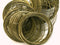 Antique Bronze MEMORY Wire, non-coated, 22 gauge, 50 Circles - Pim's Jewelry Supplies