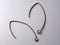 10 pcs of Elongated 36mm Dark Antiqued Brass Ear Wire - Pim's Jewelry Supplies