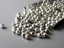 Antiqued Silver Bicone Faceted Spacer, 4mm - 30 pcs - Pim's Jewelry Supplies