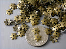 30 pcs of 6.5mm Antique Brass Bead Caps - Pim's Jewelry Supplies