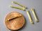 Contemporary Linking Bar Charm, Gold Plated - 30 pcs - Pim's Jewelry Supplies