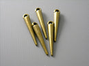 Antique Bronze Plated Spike Charms - 22mm - 6 pcs - Pim's Jewelry Supplies
