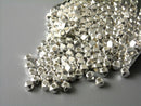 3mm Silver Plated Hexagon Shaped Spacers - 30 pcs - Pim's Jewelry Supplies