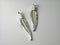 Antique Silver Feather Charms - 5 pcs - Pim's Jewelry Supplies