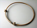 Antique Copper Bangle Wire - 66mm round - 3 gauge - Pim's Jewelry Supplies
