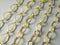 Wide Link KC Gold Plated Brass Chain, 9mm x 6mm, 5 feet - Pim's Jewelry Supplies
