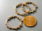 Antique Copper Circle Links Connectors - 6 pcs - Pim's Jewelry Supplies