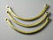 Linking Curved Bars, Antique Brass - 4 pcs - Pim's Jewelry Supplies